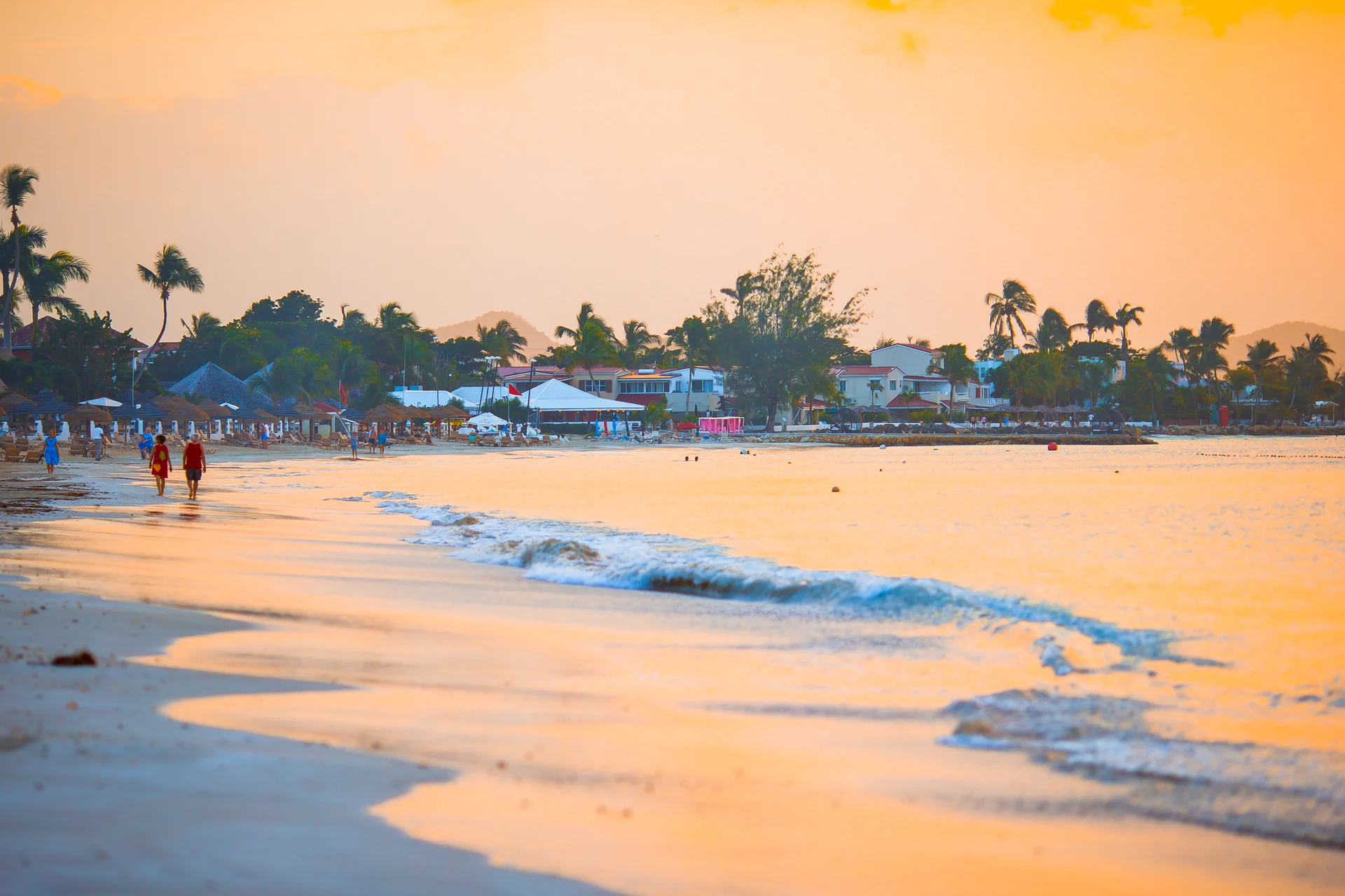 Atardecer en el Caribe