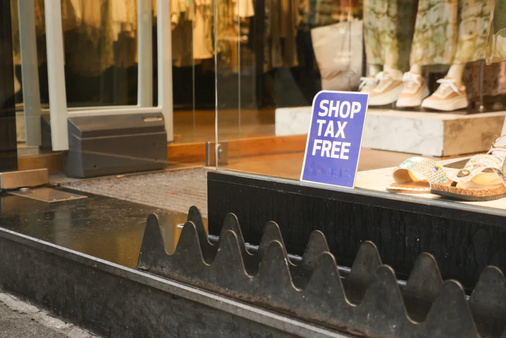 Tienda con tax free
