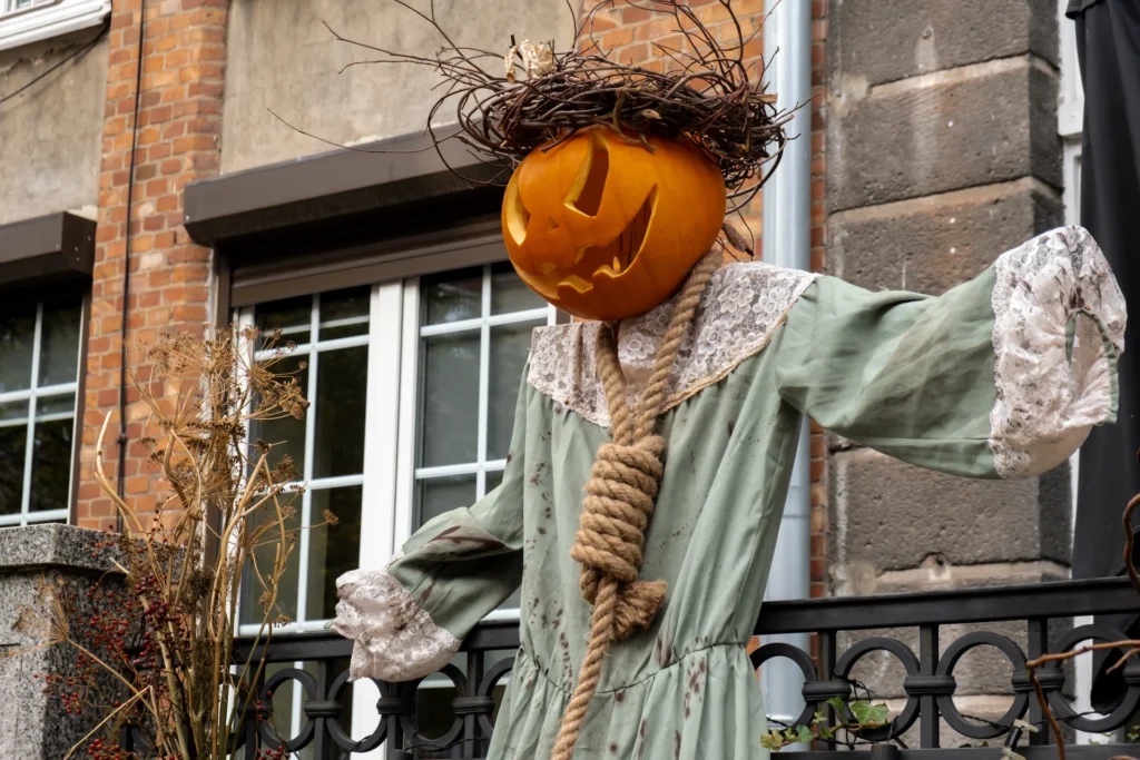 Decoración exterior de Halloween