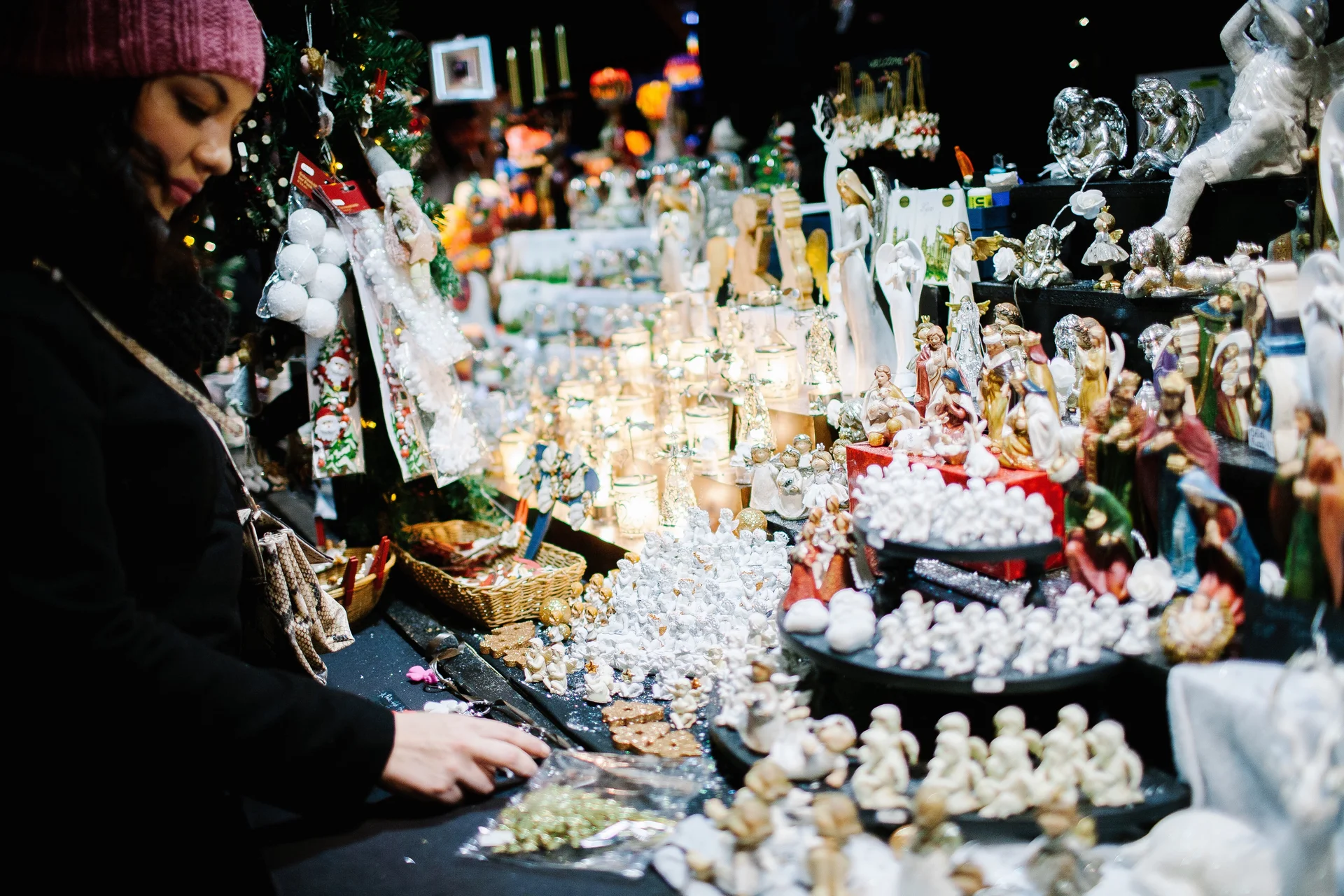Mercado navideño de Lyon (Francia)